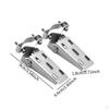 2 Pieces E Bike Rear Pedals Anti Slip Folding Sturdy Replacement Metal Lightweight Accessory Footpeg