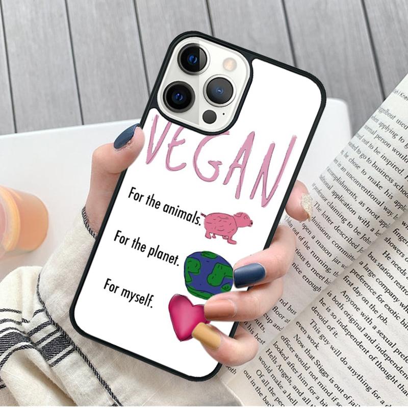 

Vegan Vegetables Veggies Phone Case for iPhone 17 Air 16 15 14 12 13 PLUS 11 PRO MAX Cover Fundas iPhone 11pro max