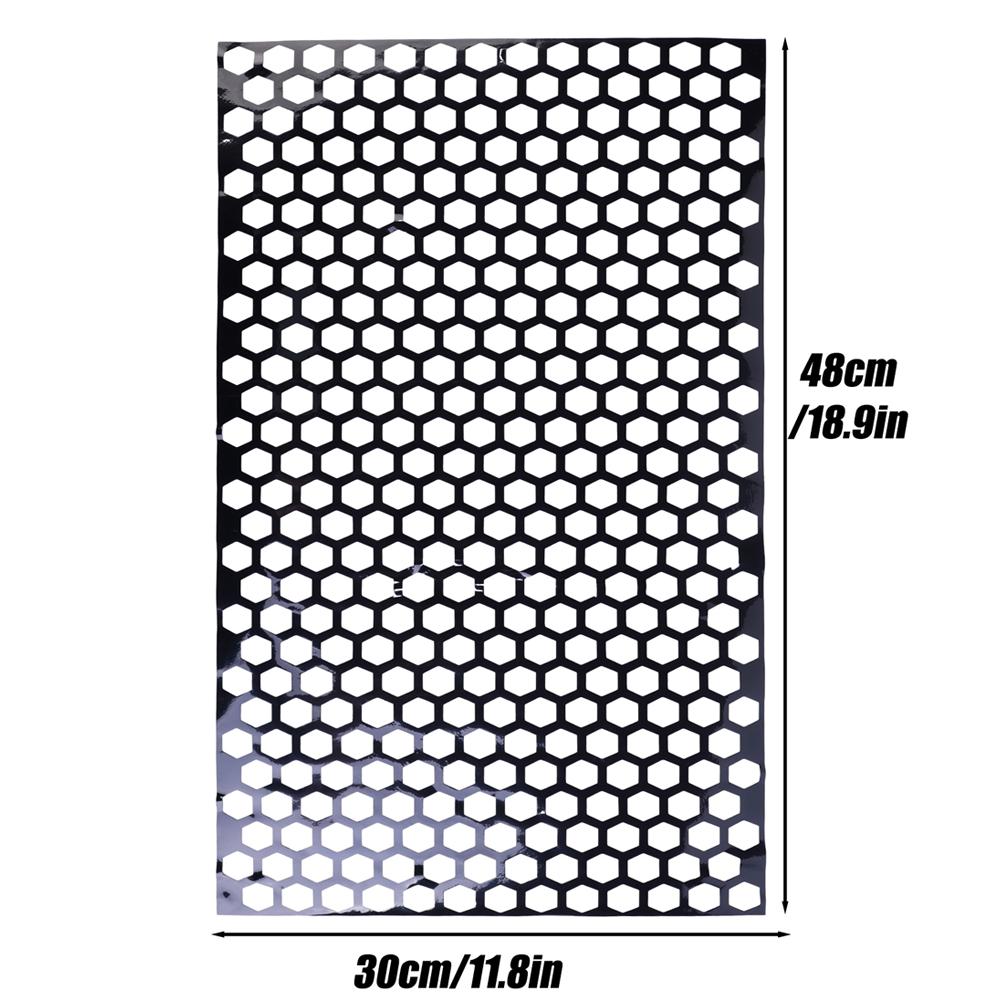48*30cm Car Honeycomb Stickers Cuttable Cellular Car Rear Tail Light Stickers Auto Taillight Styling Modification Accessories