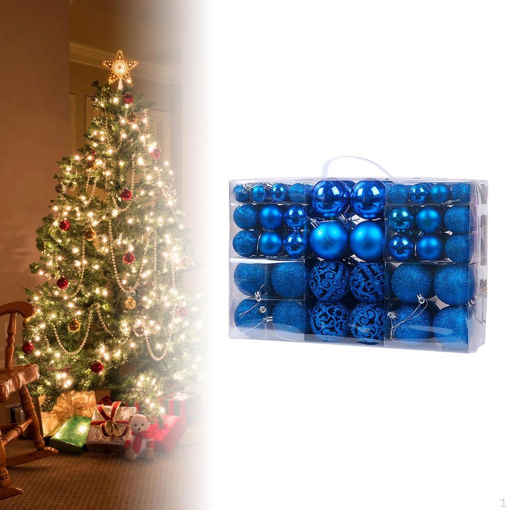 100 Pcs Set Colorful Ornament Christmas Tree Ornaments for Year