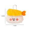 Adorable Soft Food Shaped Keyring Sushi Hanging Decor Backpack Charm Novelty Gift