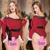 2018 Sexy Christmas Costume Adult Holiday Bodysuit