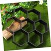 Concrete Brick Mold Hexagon Concrete Moulds DIY Cement Floor Tile Mold for Garden Driveway Walk Maker Cement Molds