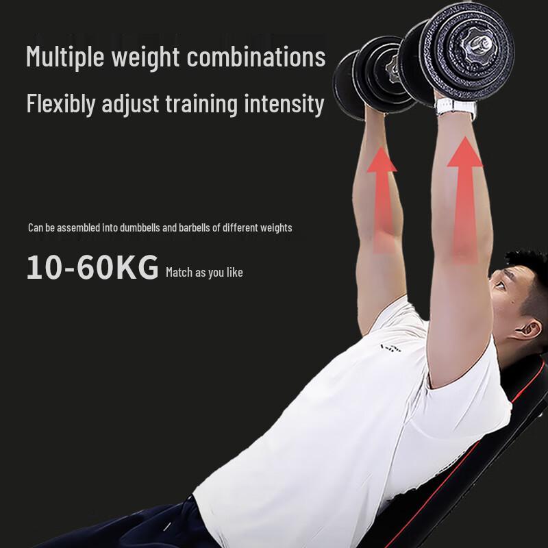 PROIRON Ayarlanabilir Dökme Demir Dambıl ve Barbell Seti