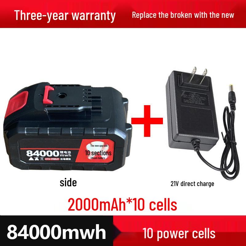 21V Rechargeable Handheld Drill with Large Capacity Lithium Battery
