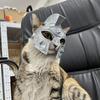 Divertido Casco de Gato Estilo Guerrero Romano Accesorios para la Cabeza de Mascotas Suministro para Mascotas Cosplay de Mascotas Accesorios para Fotos Ligero Duradero Impresión 3D Casco Seguro para Mascotas