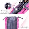 Nylon Travel Handbag Organizer Insert Cosmetic Storage Bag for Women Travel Outings Practical Dual Purse with Multiple Pockets