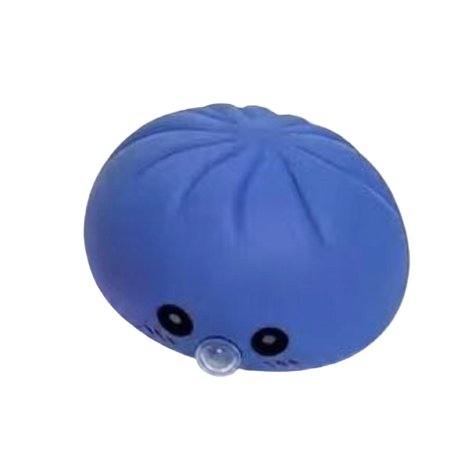 

1pcs Squishy Bun Stress Relief Toy Soft Slow Rising PU Foam Squeeze Sensory Toy for Kids and Adults 11cm One Size синий