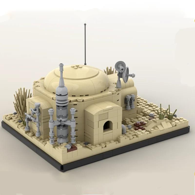 695PCS MOC Owen Lars' Home On Tatooine Building Blocks Educational Toy For Kids Creativity Development DIY Birthday Gift