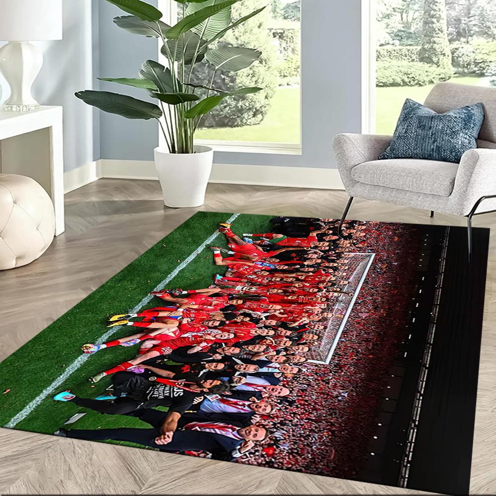 Liverpool Football Club Floor Rug Office Rug Perfect For Entryway Game Room Balcony Dining Room Antislip Rug Anime Office Decor