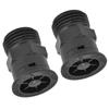 2Pcs Sprinkler Nozzle G1/2 External Thread Plastic Sprinkler Irrigation Garden Lawn Supplies