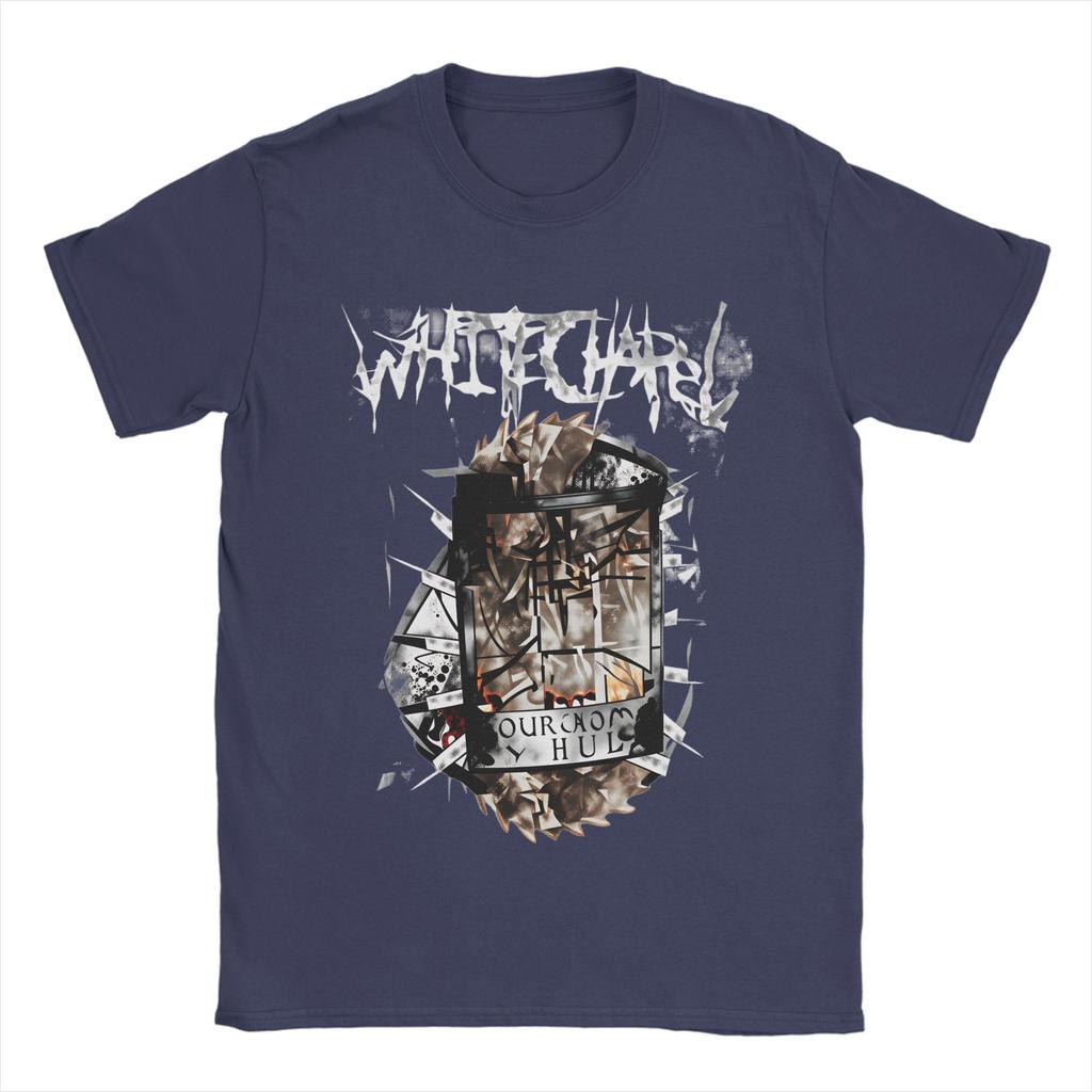 Rock Whitechapel Deathcore Zespół Sztuka Unisex Koszulki Niesamowita Koszulka Krótki Rękaw Okrągły Dekolt Bawełna Koszulki Prezentowe