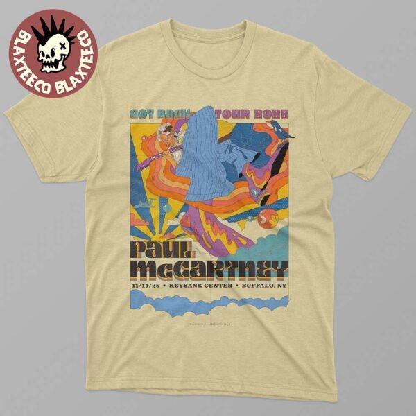 Paul McCartney Got Back Tour 2026 Buffalo New York T-shirt Unisex Gift For Fans XL