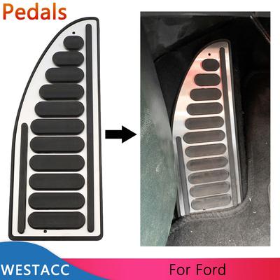 Auto Dead Pedal Fußstütze Pedalabdeckung für Ford C-Max S-Max Focus 2 3 4 MK2 MK3 MK4 Fiesta Mondeo Fusion Kuga Escape