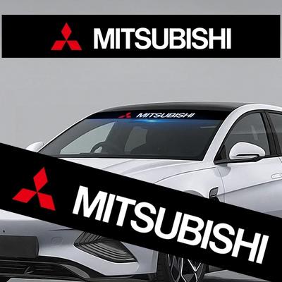 Fácil instalación Pegatina Decorativa para Ventana Delantera de Coche Compatible Motors Etiqueta Metálica Pegatina Etiqueta Emblema Cromo Pajero ASX