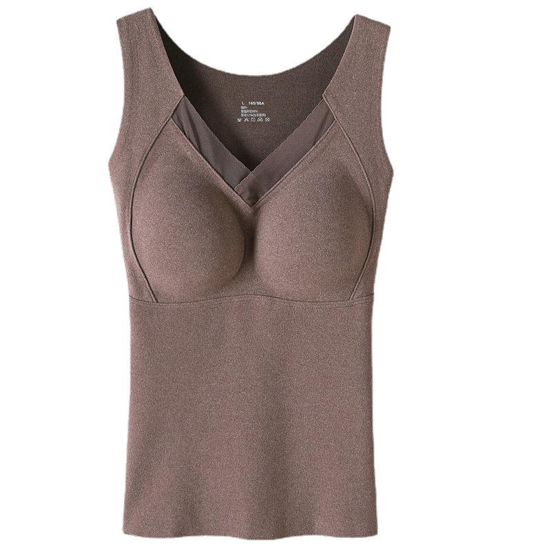 8803 Women's Graphene Heated Vest with Velvet Chest Pad for Autumn/Winter