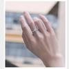 S925 Sterling Silver 1.5 Carat Moissanite Half-Mountain Ring