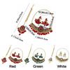 Alloy Tassel Wings Shaped Jewelry Sets Shining Indian Style Rhinestone Jewelry Set Exquisite Rhinestone Necklace Set
