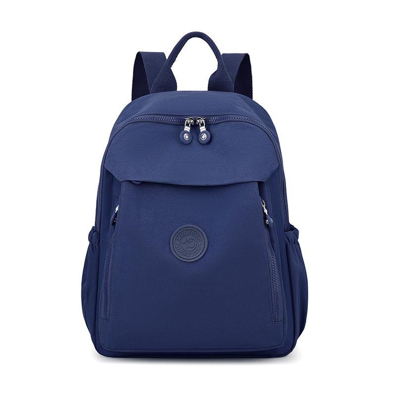 Large Capacity Fashionable Solid Color Women's Backpack, New Casual Travel Nylon Backpack for Outings