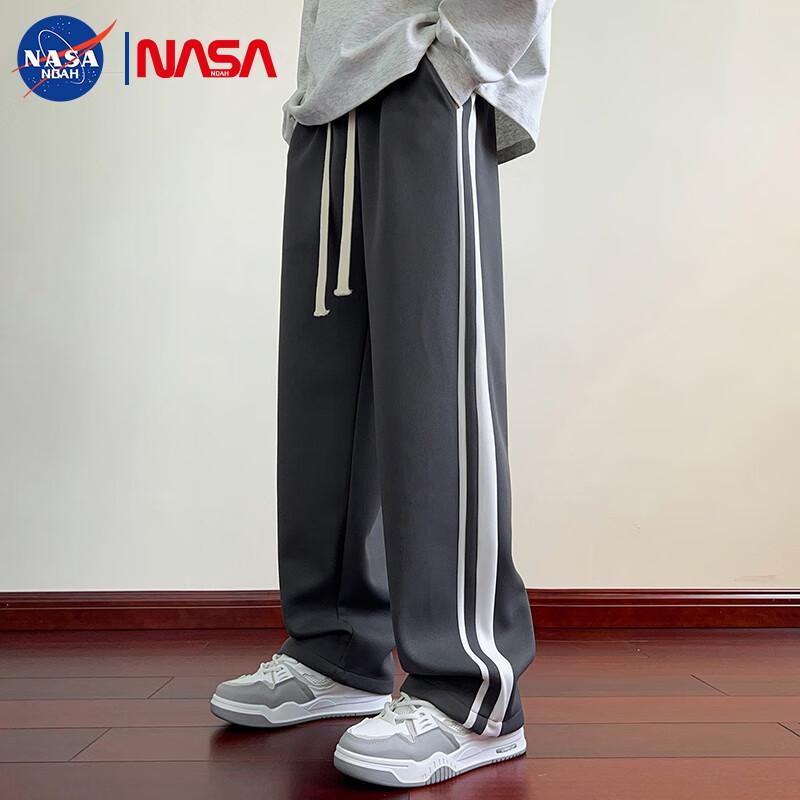 NASA NOAH Men's Fleece-Lined Straight-Leg Sweatpants