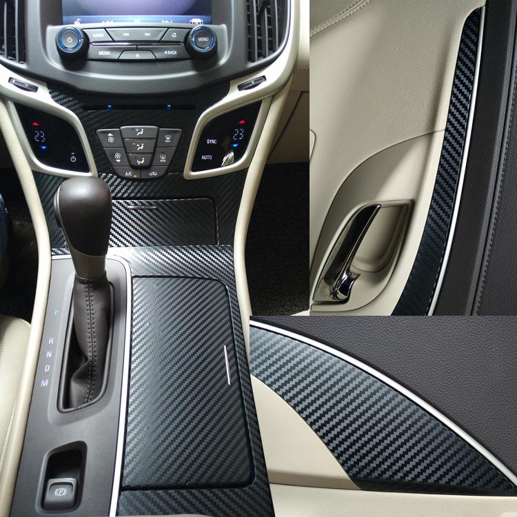 Carbon Fiber Gear Shift Sticker for 2013-2015 Buick LaCrosse Interior