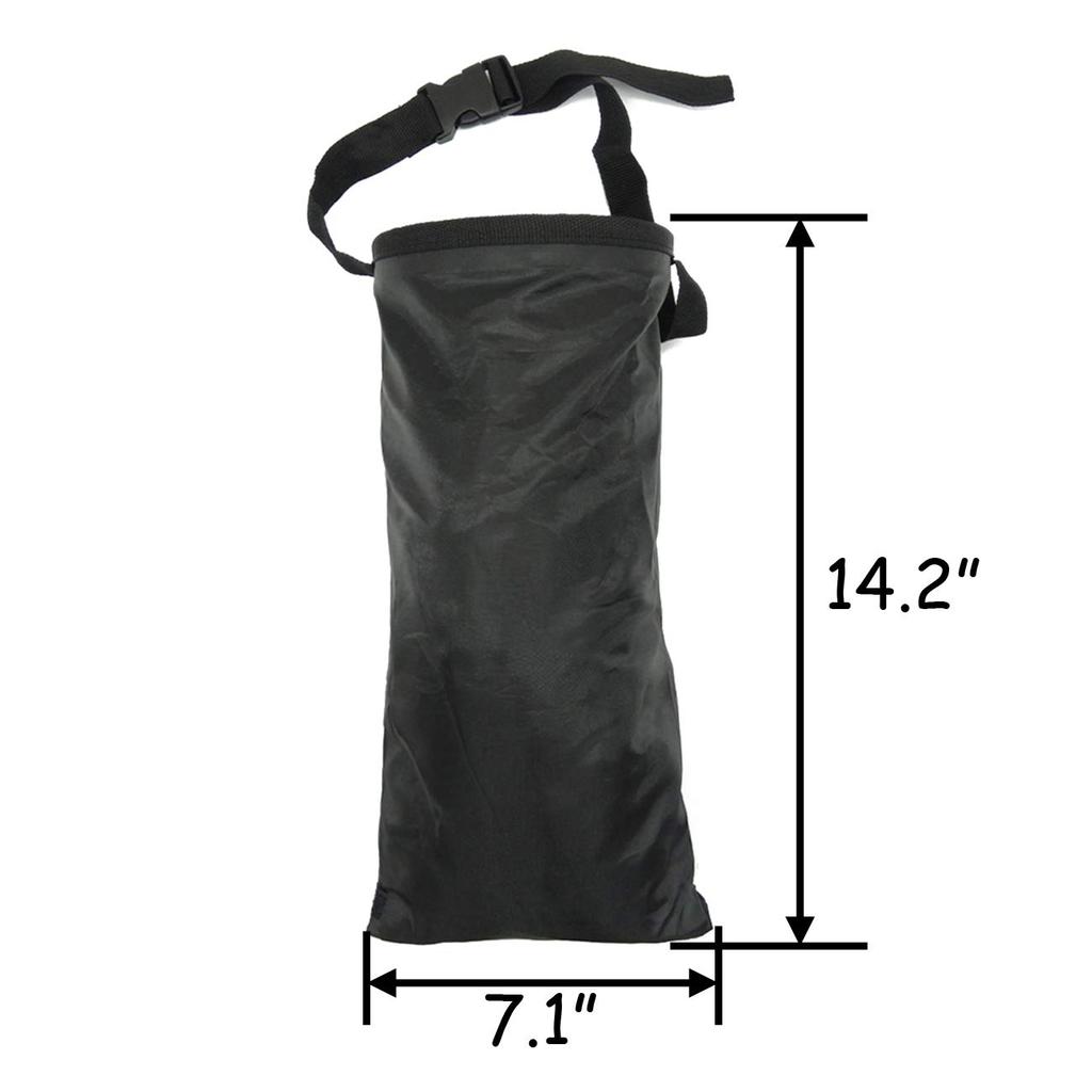 TIHOOD 4PCS Detachable Trash Bag Hanging Back Seat Car Garbage Bag For Outdoor Traveling Home Use Car Storage