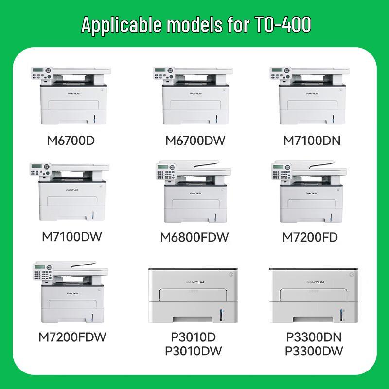 Compatible Drum Unit and Toner Cartridge for Pantum TO-400 Series
