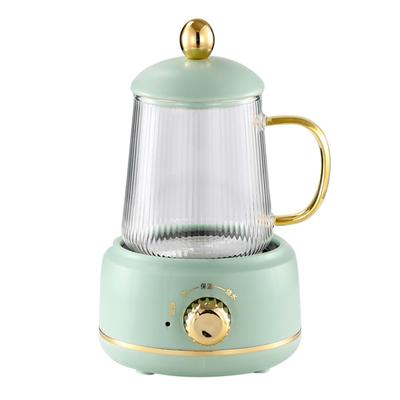 Tragbarer elektrischer Wasserkocher Schmortopf 450 ml Gesundheitstasse Mini Slow Cooker Wasserkocher Büro Blumen Teekanne