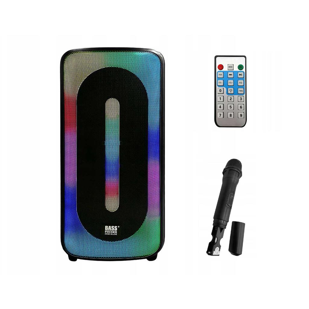 Bluetooth Speaker With Microphone, Remote Control And Karaoke Function