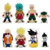 8 Pcs/Set Dragon Ball Z Action Figures Mini Small Statue Master Broli Goku Kame Sennin Tien Shinhan Chiaotzu PVC Model Kid Toy