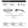 aoron Aluminum Magnesium Cycling Color-changing Polarized Sunglasses Men's Sunglasses Driving Glasses Day and Night Glasses