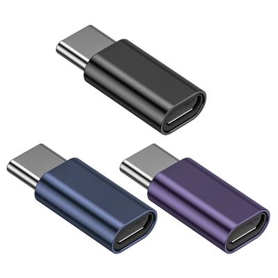 Metall Micro-USB Buchse auf Typ-C Stecker Adapter Nahtlose Geräteverbindung für Reisen Professionell