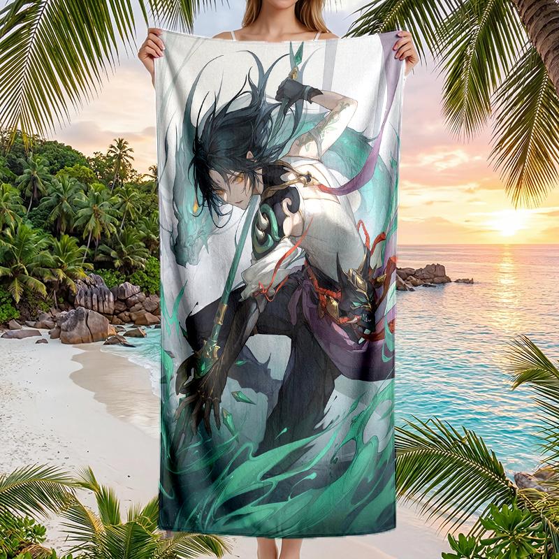Xiao Fashion Beach Towel: Ideal for Summer Adventures Soft, absorbent and quick drying suitable for swimming and bathing