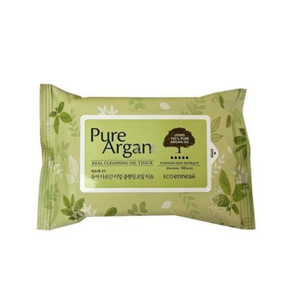 

[OF3M85P8] Pure Argan Real Cleansing Oil Tissues, 20 Sheets (12114745)