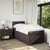 Maison Exclusive - Sommier à lattes de lit avec matelas Marron foncé 90x200 cm