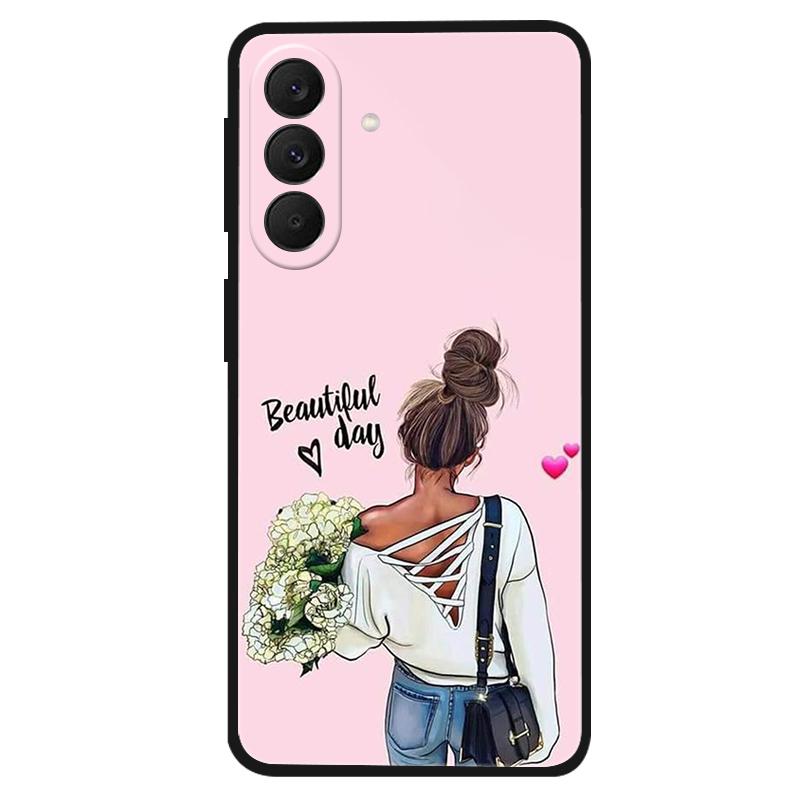 For Samsung Galaxy A57 A37 5G Case Bumper Starry Sky Soft Silicone TPU Back Cover for Samsung A37 A57 Phone Case Cute Cat Cover