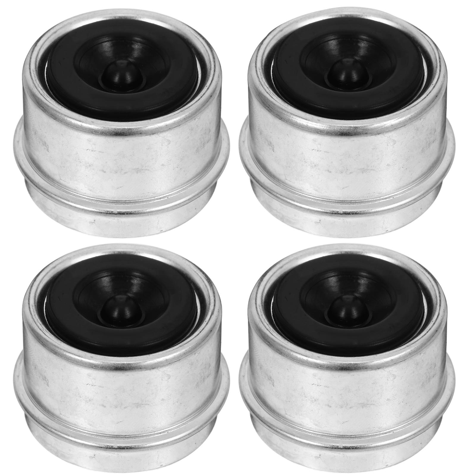 4Pcs Trailer Bearing Dust Cap Wheel Hub Grease Cap Anti- Trailer Axle Cover Trailer dust covers for Rvs TrailerReplacement other