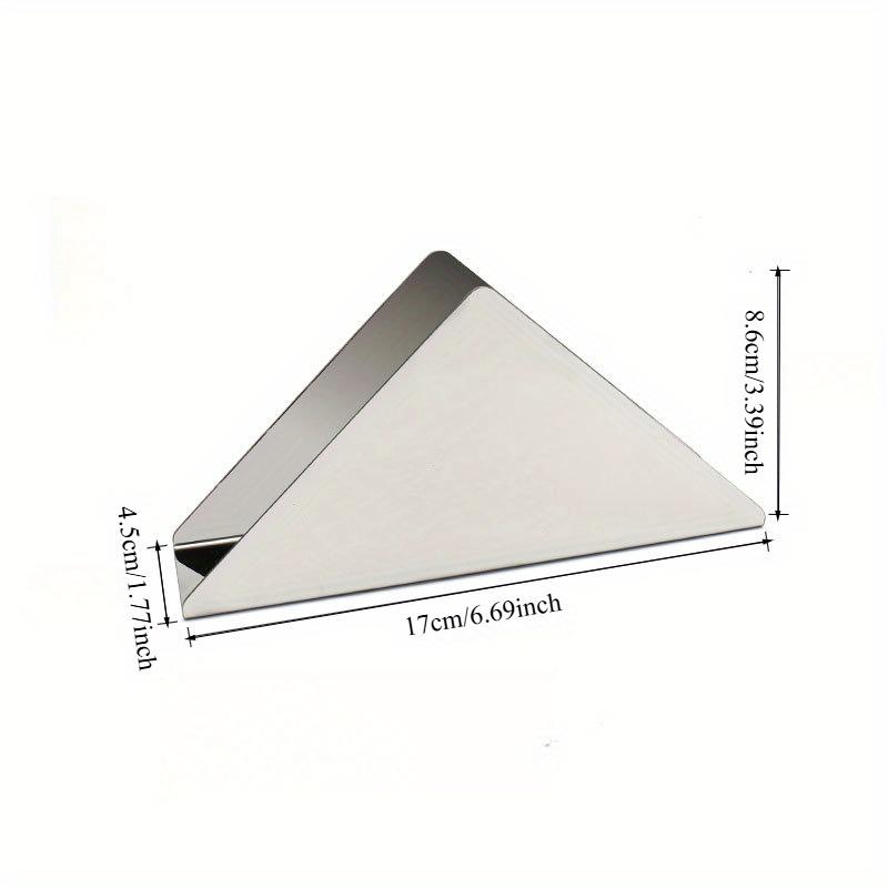 Customizable Text Stainless Steel Tissue Holder Creative Double Peak Tissue Stand Hotel Bar Restaurant Coffee Shop Napkin Rac