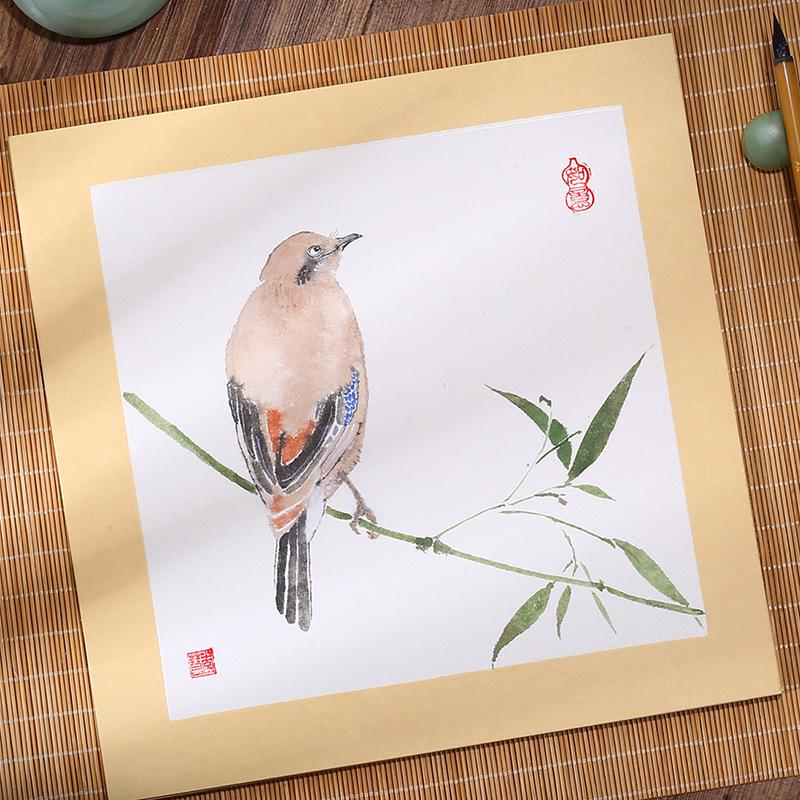 Thickened Xuan Paper Round Fan Cardstock for Chinese Painting and Calligraphy