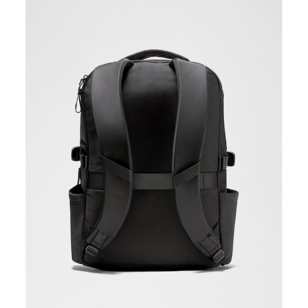 Lululemon New Crew Backpack 22l  Updated Black Graphite Grey