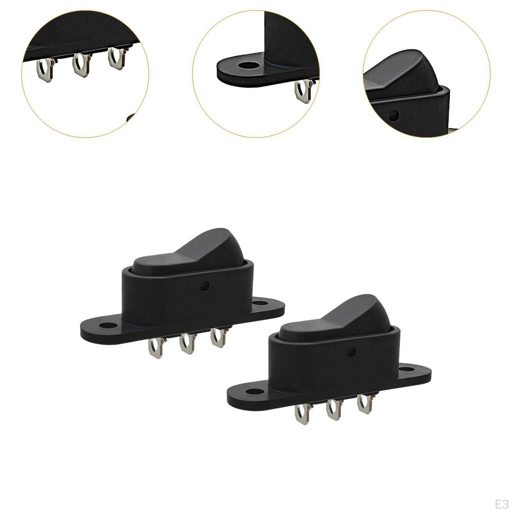 2 Pieces Boats Rocker Switch Electrical Equipment on/Off Toggle Power for