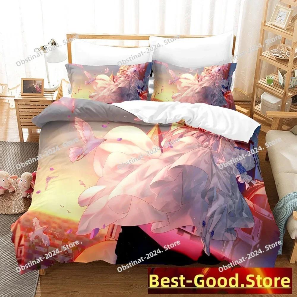 3D Print 2014 Honkai Impact 3 Bedding Set Single Twin Full Queen King Size Kawaii Boys Bed Set Teenager Bedroom Duvetcover Sets
