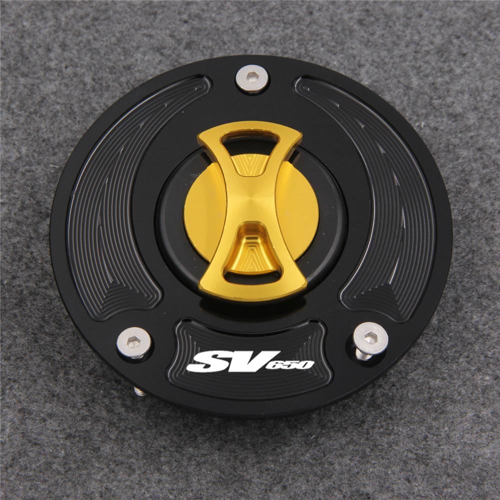 Keyless Motorcycle Fuel Gas Tank Cap Cover For SUZUKI SV 650 SV650/SV650S 2003-2013 2005 2006 2007 2008 2009 2010 2011