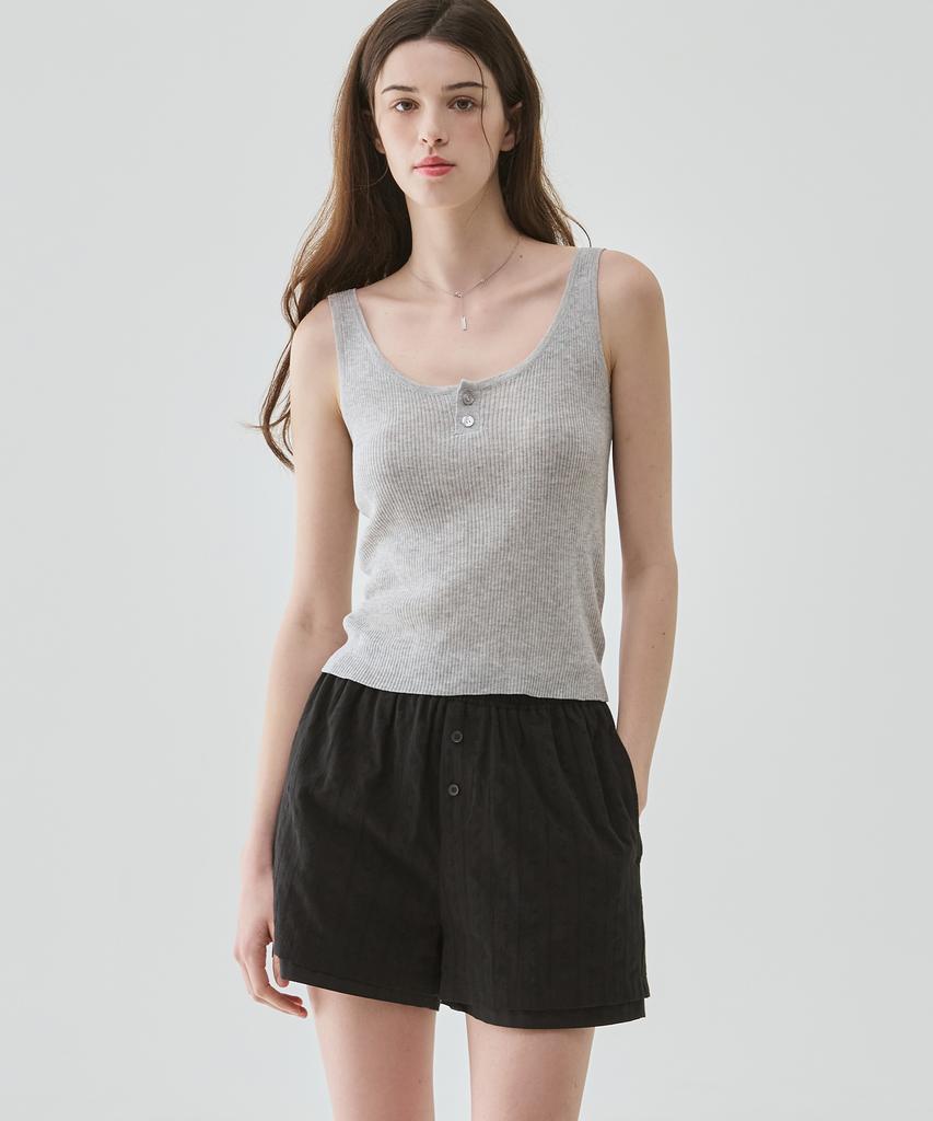 Deuloupisumeon Breeze Sleeveless Knit Top [Ivory]