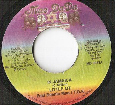 7-Zoll-Schallplatte LITTLE QT., BEENIE MAN / T.O.K. - In Jamaika MD0043A,MAC009B Mac Dada Produc 2004 Jamaika Reggae, Ska & Dub Gebraucht