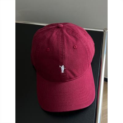 Little Man Embroidered Baseball Cap for Women Soft Top Simple Casual and Versatile Couple Sunshade Curved Brim Showing Face Small Duckling Cap for Men