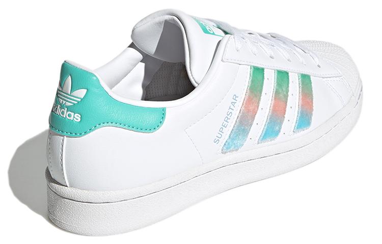 adidas Originals Superstar For White/Green/Blue Women's GZ2798