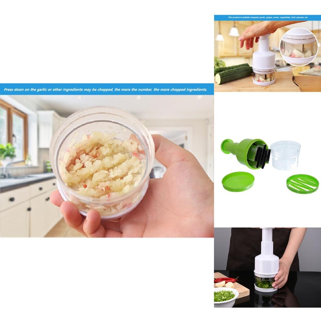 Kitchen Multifunction Garlic And Onion Chopper With Stainless Steel Blade For Home Cooking