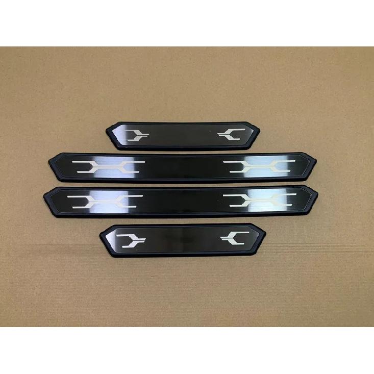 For Toyota RAV4 XA50      2024 2025 Door Sill Protector Pedal Scuff Plate Cover Trim Car Styling Accessories