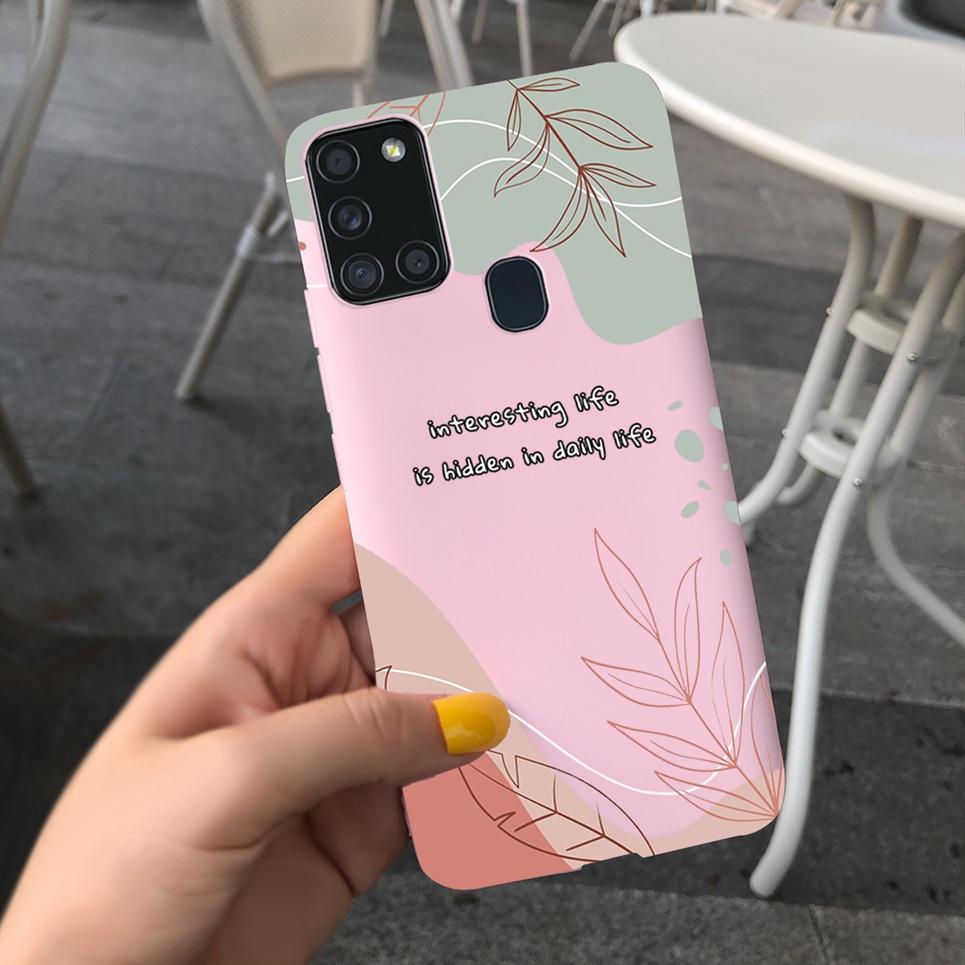 For Samsung A21S Case for Samsung Galaxy A21S A 21S A21 S Case Silicone TPU Soft Matte Phone Case Back Cover Fundas Housing Capa
